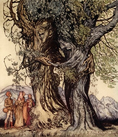 Ich bin der alte Philemon! murmelte die Eiche, Illustration aus 